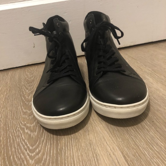 Robert Wayne leather high top sneakers running shoes size 11 - Picture 3 of 7